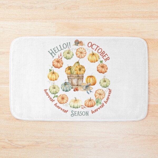 Item preview, Hello October | Harvest and Pumpkin Season designed and sold by JuanaDesigns.