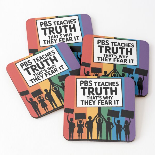 Item preview, PBS Teaches Truth Rainbow Protest Silhouette designed and sold by chattsuede.