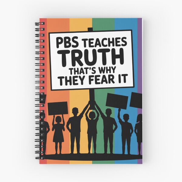 Item preview, PBS Teaches Truth Rainbow Protest Silhouette designed and sold by chattsuede.