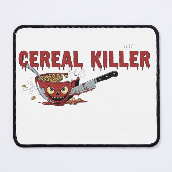 Item preview, Cereal Killer - Funny Horror Pun Monster Cereal Bowl designed and sold by VandalMuse.