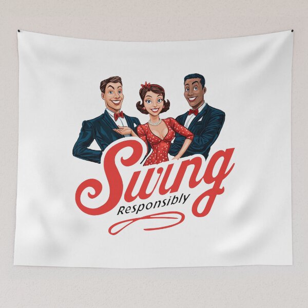 Item preview, Swing Responsibly Lifestyle Adult Culture designed and sold by Pineapple-Ink.