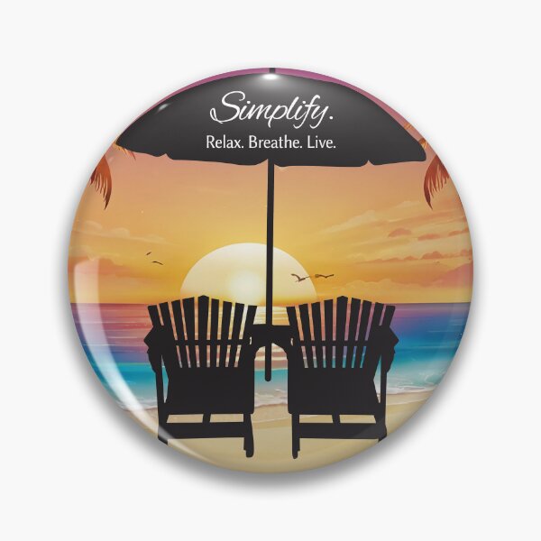 Item preview, Simplify. Relax. Breathe. Live. designed and sold by Karen Wood.