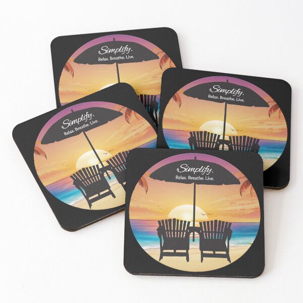 Item preview, Simplify. Relax. Breathe. Live. designed and sold by Karen Wood.