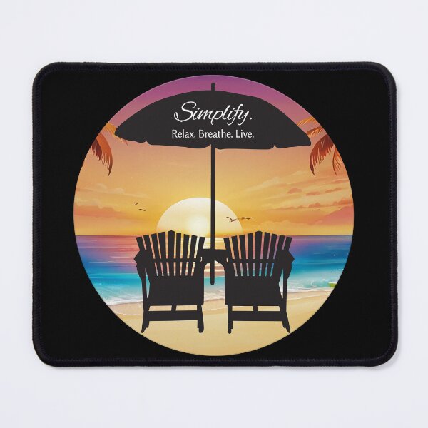Item preview, Simplify. Relax. Breathe. Live. designed and sold by Karen Wood.