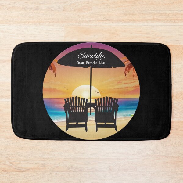 Item preview, Simplify. Relax. Breathe. Live. designed and sold by Karen Wood.
