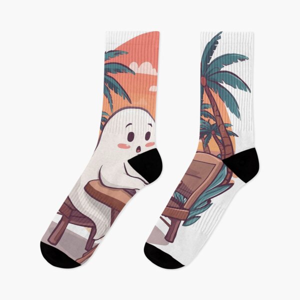 Item preview, Cute Tropical Ghost Digital Nomad Halloween Design designed and sold by WearTheArtx.