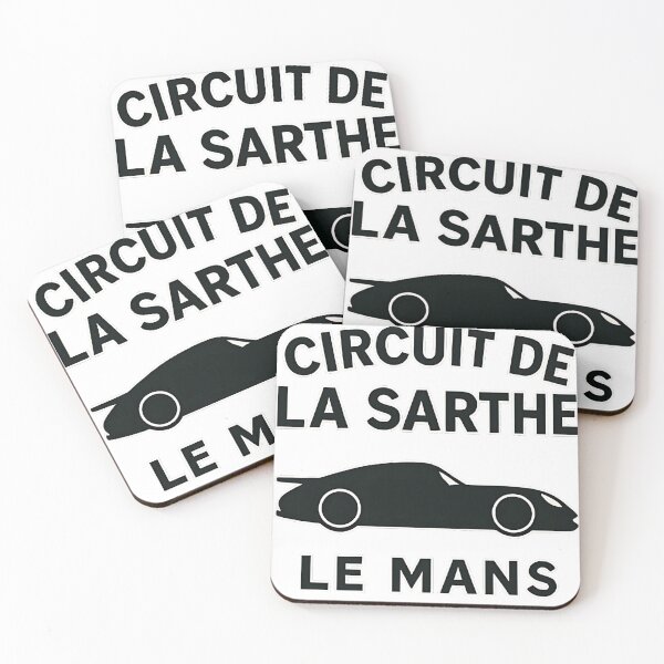 Item preview, Circuit de la Sarthe – Le Mans Legendary Track Map | Vintage Endurance Racing Art designed and sold by Tidal Arts.