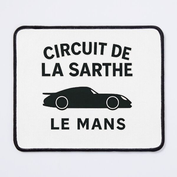 Item preview, Circuit de la Sarthe – Le Mans Legendary Track Map | Vintage Endurance Racing Art designed and sold by Tidal Arts.