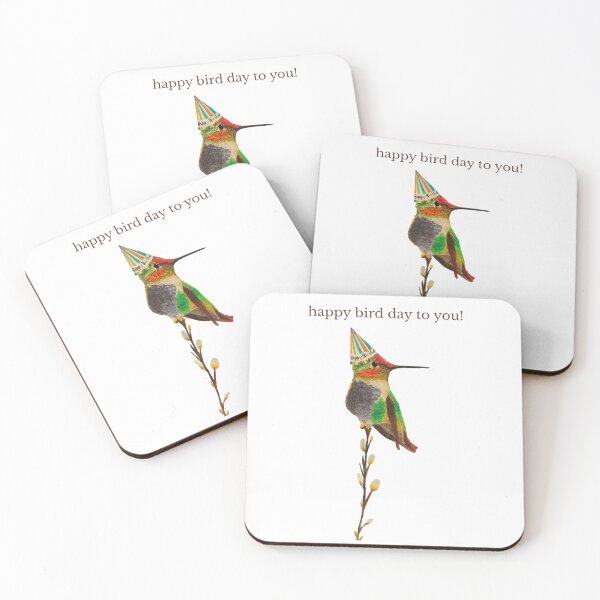 Item preview, Hummingbird Birthday designed and sold by SnorkleSupply.