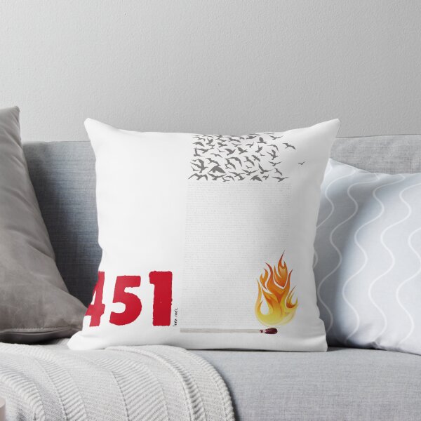 Item preview, Fahrenheit 451, burning words designed and sold by quietmole.