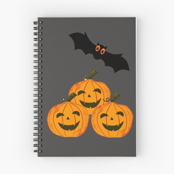 Item preview, Halloween funny. Pumpkins and a flying bat. designed and sold by TheTwoWorlds.