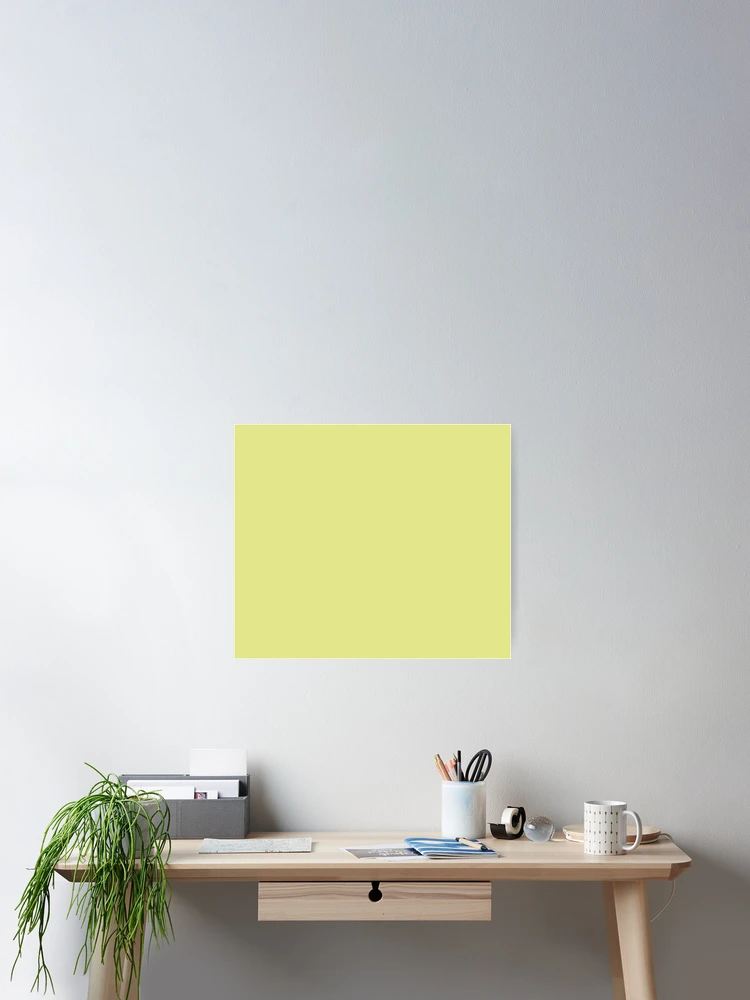Thumbnail 2 of 3, Poster, Solid Spring Yellow designed and sold by solidly.