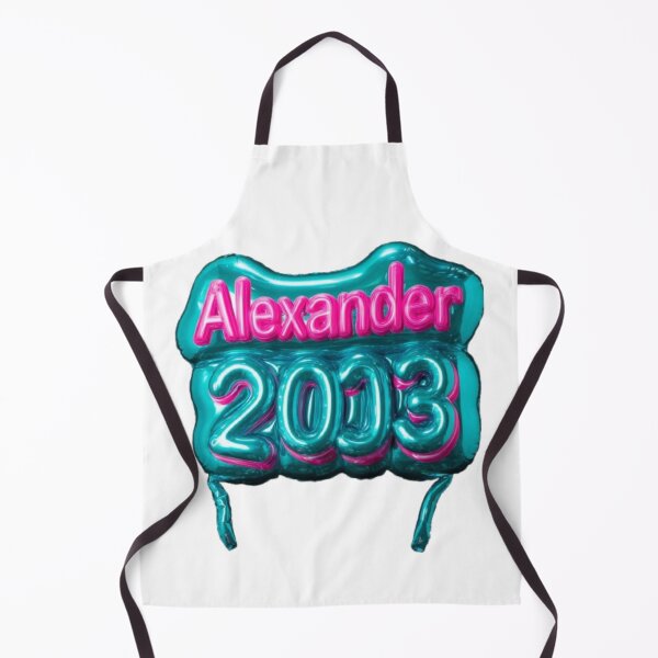 Item preview, Alexander 2003 Balloon Glossy Birthday Name Design designed and sold by AlexLineArt.