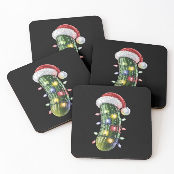 Item preview, Funny Pickle Santa hat Christmas Lights Xmas Men Women designed and sold by clothesy7.