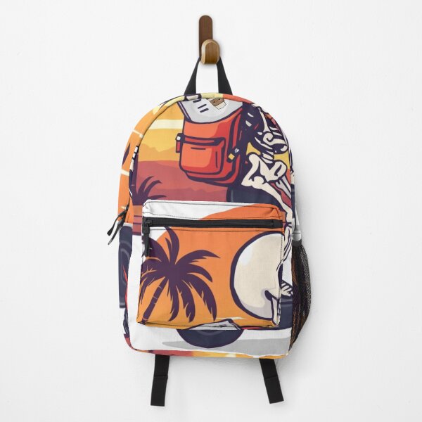 Item preview, Skeleton Digital Nomad Halloween Design designed and sold by WearTheArtx.