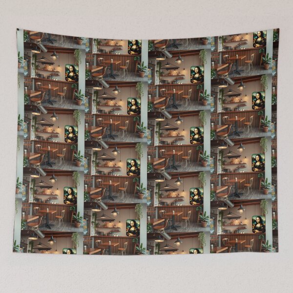 Item preview, The Mona Lisa at the bar designed and sold by SoFanny.