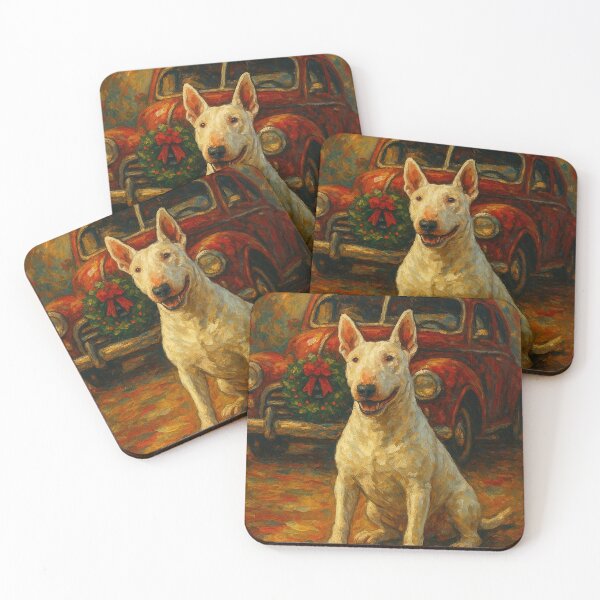 Item preview, Bull Terrier Holiday Ride designed and sold by Kenny8716.