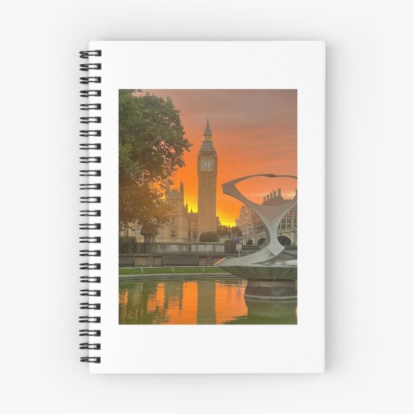 Item preview, Iconic London. Fiery Orange Autumn Sunset designed and sold by The Running London Photographer.