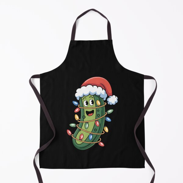 Item preview, Cute Pickle Christmas Lights Santa hat Kids Women designed and sold by clothesy7.