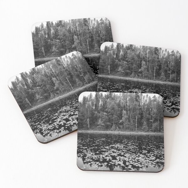 Item preview, Fall lake Kuusamo, Pieni karhunkierros 2025 bw designed and sold by Jouko Lehto Photography.