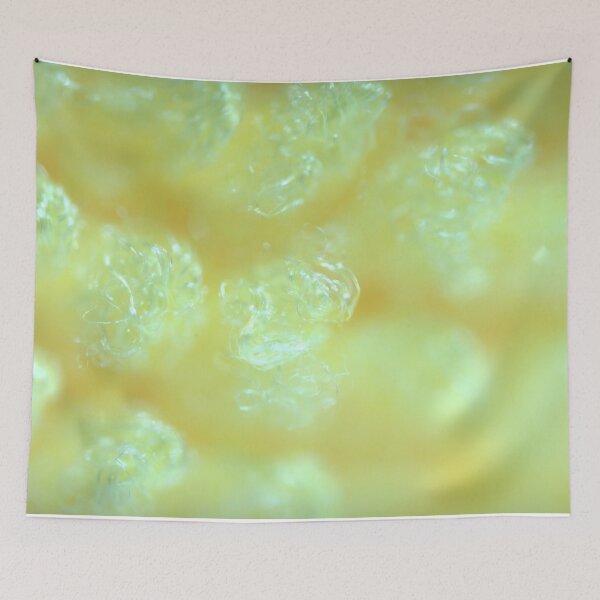 Item preview, Yellow Microfiber Cloth Under the Microscope designed and sold by Petalgrain.