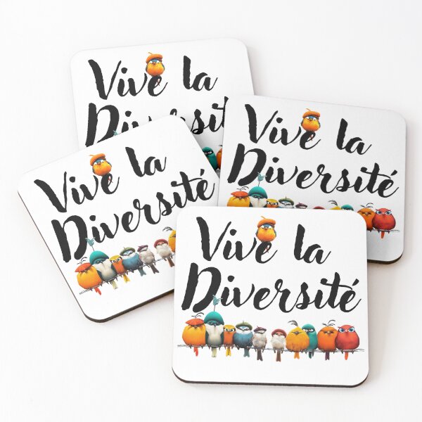 Item preview, Long live diversity -  Vive la diversité designed and sold by FrancophileFun.