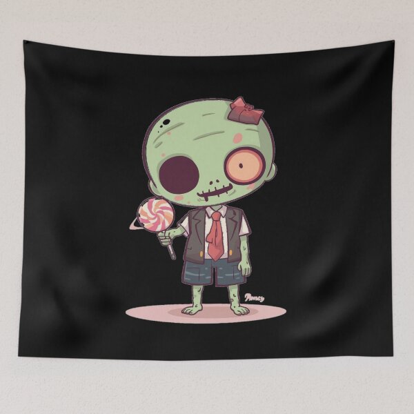 Item preview, I'm cute, not scary! Adorable little zombie, sweet Halloween! Wonderful gift for everyone designed and sold by YvkafromPoland.