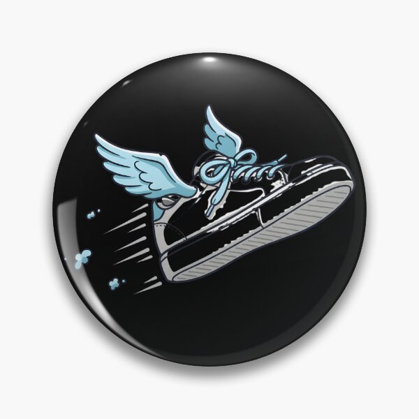 Item preview, Sneaker GO! Flying Shoe Humor t-shirt design designed and sold by MofazStyle.