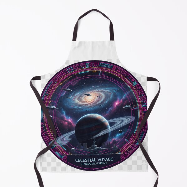 Item preview, Celestial Voyage Stargazer Academy Galactic Space Art designed and sold by TajSprinklz.