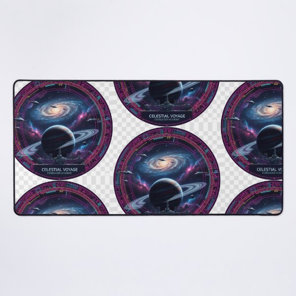 Item preview, Celestial Voyage Stargazer Academy Galactic Space Art designed and sold by TajSprinklz.