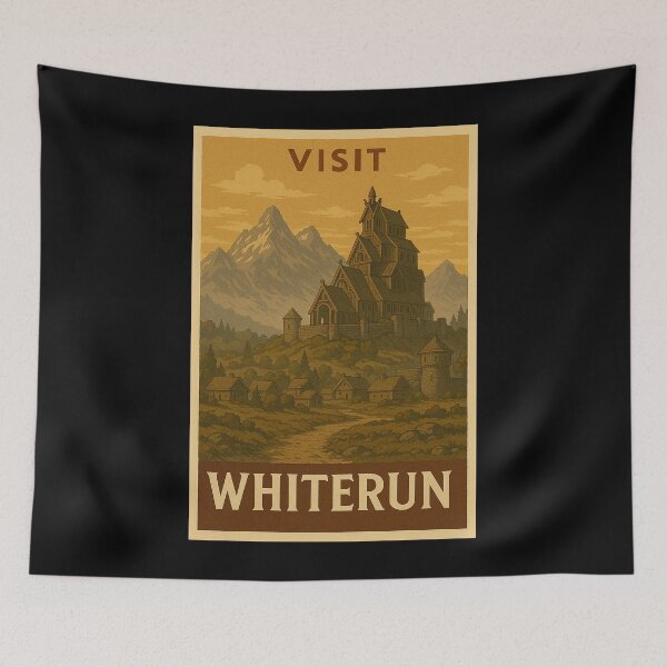 Item preview, Visit Whiterun — Heart of the North designed and sold by ChickenFund.
