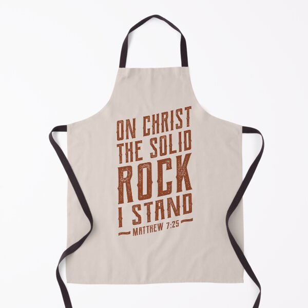 Item preview, On Christ The Solid Rock I Stand - Matthew 7:25  designed and sold by Angela Dow.