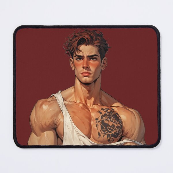 Item preview, Muscular Man with Rose Tattoo  designed and sold by Suksak.