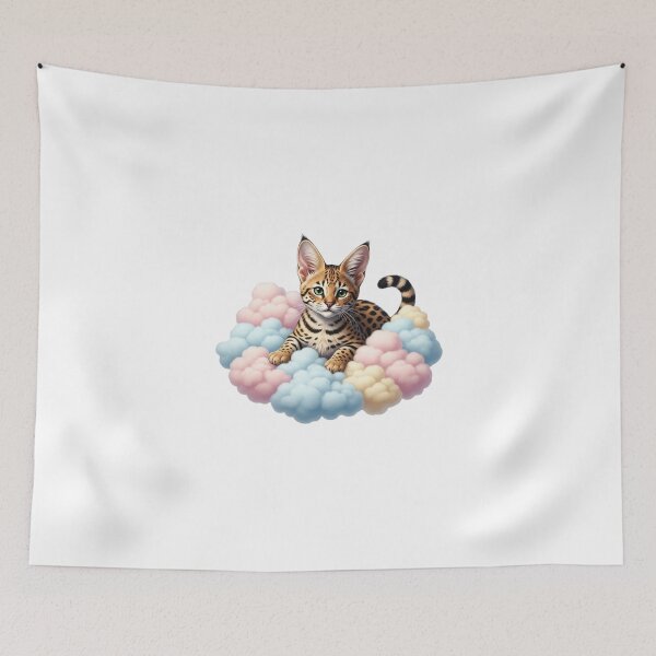 Item preview, My Dear Friends, Merry Christmas,World Cat Breeds Collection, Artistic Illustration, Famous Cats, Exotic Feline Wall Art, Cat Lover Gift, Realistic Pet Portrait Design designed and sold by chipmuckdesignn.