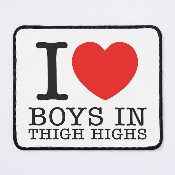 Item preview, I Love Boys In Thigh Highs designed and sold by shitpostee.