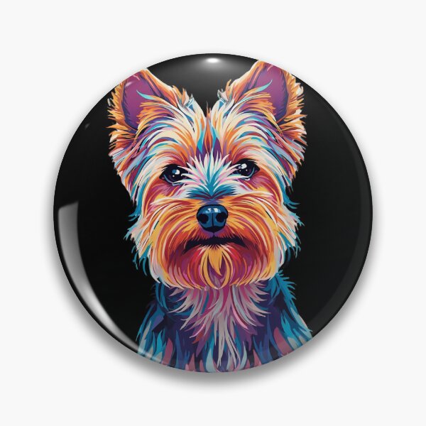 Item preview, Colorful Yorkie Pop Art – Vibrant Yorkshire Terrier Portrait designed and sold by snoezelstudio.