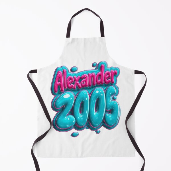 Item preview, Alexander 2005 Balloon Glossy Birthday Name Design designed and sold by AlexLineArt.