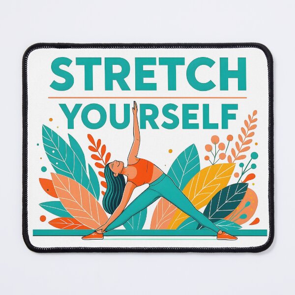Item preview, yoga, stretch, fitness, exercise, wellness designed and sold by TrueArtVibes.