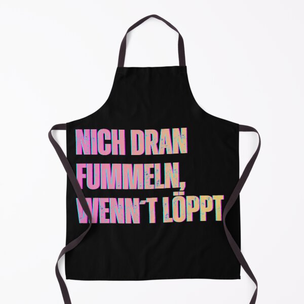 Item preview, Don't fiddle with it when it's working – North German saying in neon style designed and sold by Fies-und-Fein.