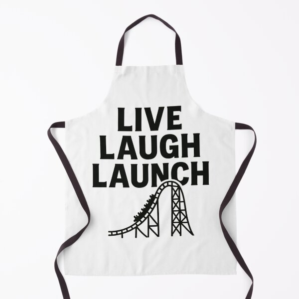Item preview, Live Laugh Launch – Roller Coaster Enthusiast Design designed and sold by CozyChaosClub.