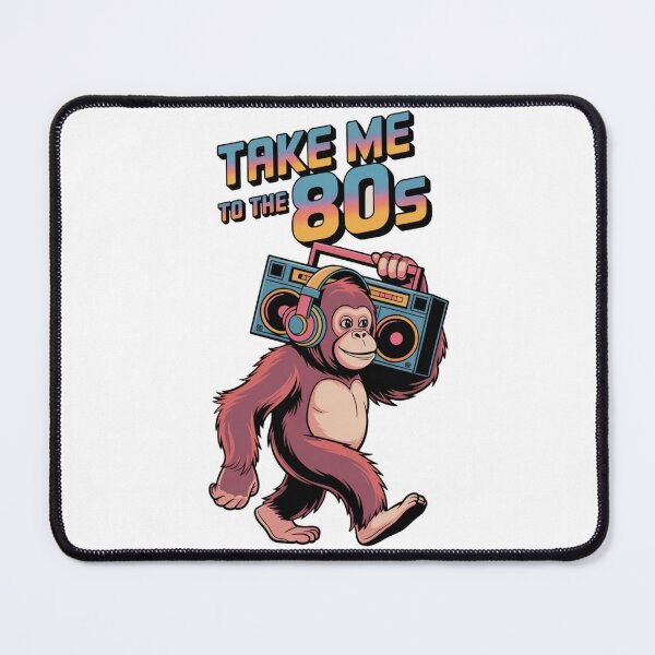 Item preview, Take Me to the 80s: Retro Orangutan Vibes - 80s t shirts designed and sold by AndrewYoko.