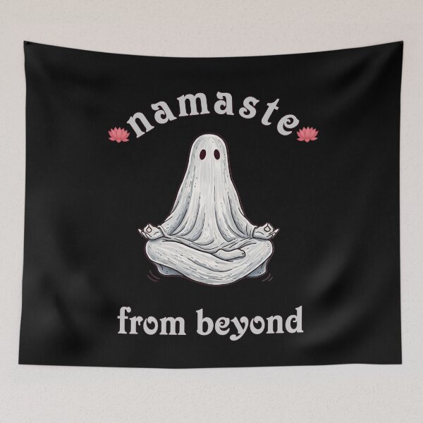 Item preview, Namaste From Beyond – Meditating Ghost Yoga designed and sold by SidTastic .