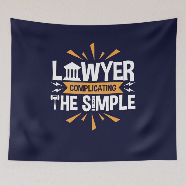 Item preview, Lawyer Complicating The Simple designed and sold by jaygo.