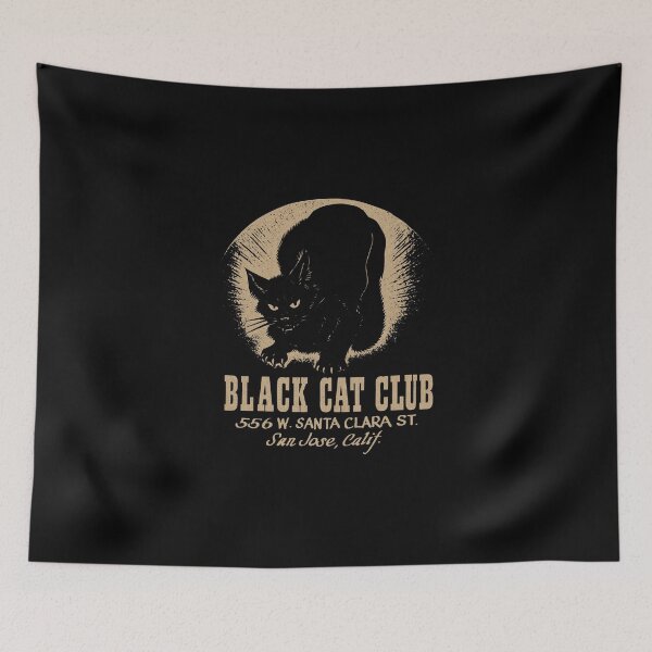 Item preview, Vintage Black Cat Club Dive Bar designed and sold by Kujo Dangerous Vintage.