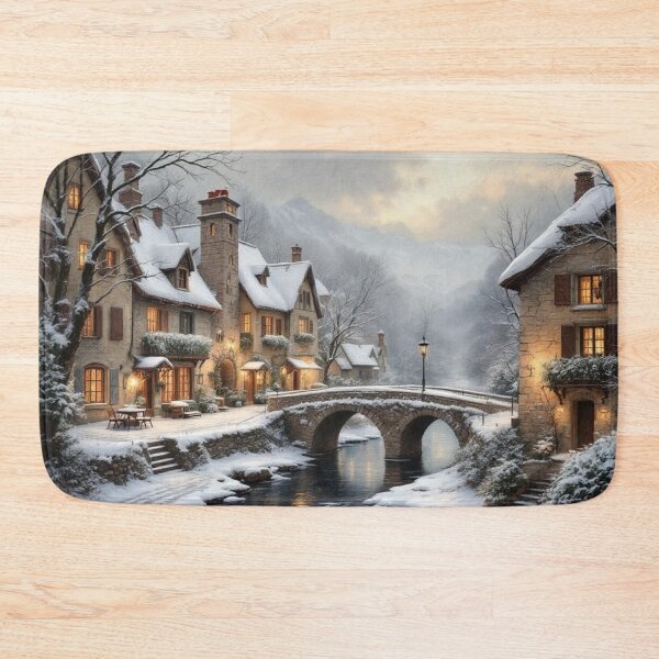 Item preview, Village in the Pyrenees designed and sold by jefboutique6150.