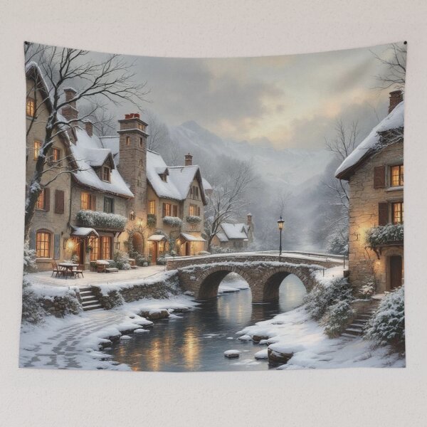 Item preview, Village in the Pyrenees designed and sold by jefboutique6150.