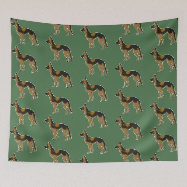 Item preview, Horsing Around German Shepherd designed and sold by harmopiavu.