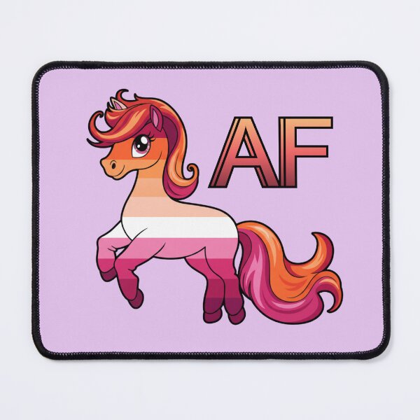 Item preview, Lesbian AF Pony designed and sold by Sapphic-Charm.