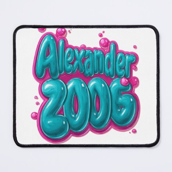Item preview, Alexander 2006 Balloon Glossy Birthday Name Design designed and sold by AlexLineArt.