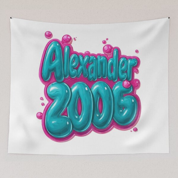 Item preview, Alexander 2006 Balloon Glossy Birthday Name Design designed and sold by AlexLineArt.